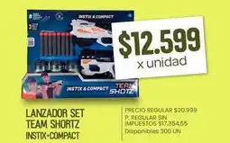 Supermercados Vea Lanzador set team shortz instix-compact oferta