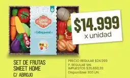 Supermercados Vea Sweet - set de frutas oferta
