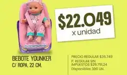 Supermercados Vea Bebote younker c/ ropa oferta