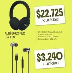 Supermercados Vea Nex - audífonos oferta