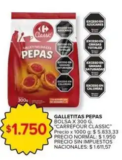 Carrefour Market Carrefour - galletitas pepas oferta