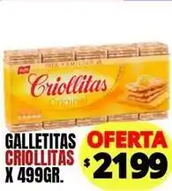 Supermercados Mariano Max Criollitas - galletitas oferta