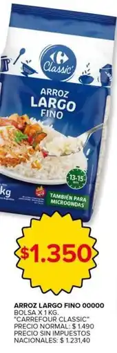 Carrefour Market Carrefour - arroz largo fino oferta