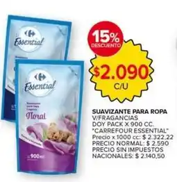 Carrefour Market Carrefour - suavizante para ropa oferta