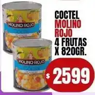Supermercados Mariano Max Rojo - coctel 4 frutas oferta