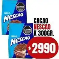 Supermercados Mariano Max Nestlé - cacao oferta
