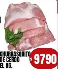 Supermercados Mariano Max Churrasquito de cerdo el kg oferta