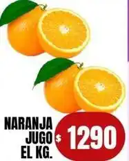 Supermercados Mariano Max Naranja jugo el kg oferta