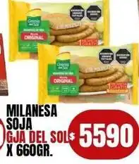 Supermercados Mariano Max Granja del sol - milanesa soja oferta