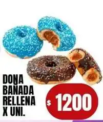 Supermercados Mariano Max Doña - dona banada rellena oferta