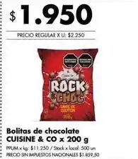 Disco Bolitas de chocolate oferta