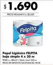 Disco Felpita - papel higi uevo oferta