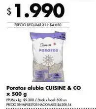 Disco Porotos alubia oferta