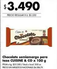 Disco Chocolate semiamargo oferta