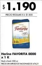 Disco Favorita - harina 0000 oferta