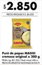 Disco Maggi - puré de papas cremoso original oferta