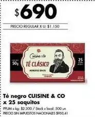 Disco Té negro oferta
