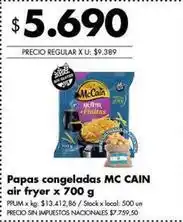 Disco Papas congeladas air fryer oferta