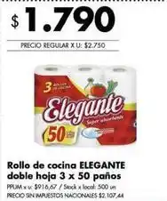 Disco Elegante - rollo de cocina doble hoja oferta