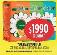 Supermercados Vea Verdeflor - yerba mate oferta