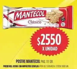 Supermercados Vea Mantecol - postre oferta