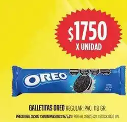 Supermercados Vea Oreo - galletitas regular oferta