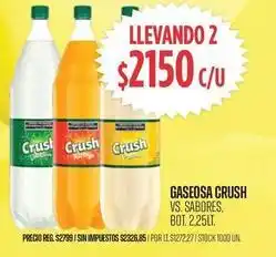Supermercados Vea Crush - gaseosa oferta