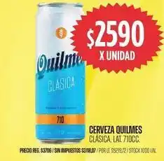 Supermercados Vea Quilmes - cerveza clasica lat. 710cc oferta