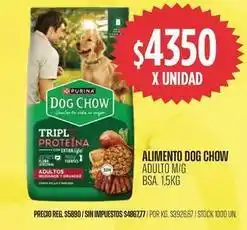 Supermercados Vea Dog chow - alimento para perro adulto m/g oferta