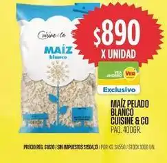 Supermercados Vea Cuisine - maíz pelado oferta