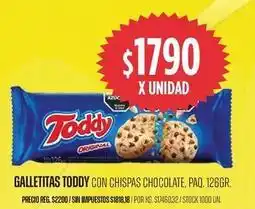 Supermercados Vea Toddy - galletitas con chispas chocolate oferta