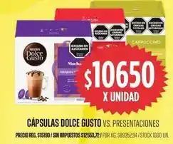 Supermercados Vea Dolce gusto - cápsulas oferta
