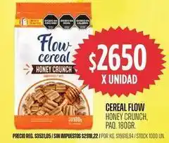 Supermercados Vea Flow - honey crunch oferta