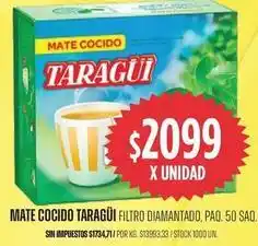 Supermercados Vea Taraguí - mate cocido oferta