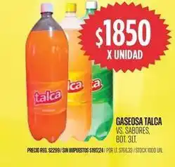 Supermercados Vea Talca - gaseosa oferta