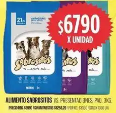 Supermercados Vea Sabrositos - alimento sabrositos vs. presentaciones oferta