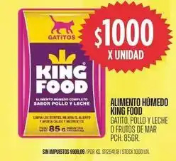 Supermercados Vea King food - alimento húmedo oferta