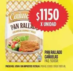 Supermercados Vea Cañuelas - pan rallado oferta