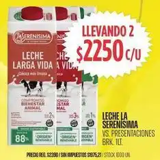 Supermercados Vea Vida - leche larga vida oferta