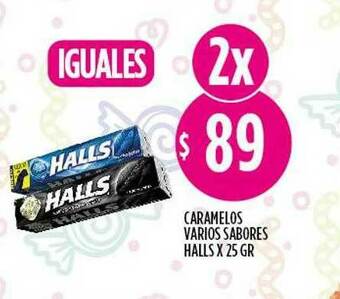 Supermercados Toledo Caramelos Varios Sabores Halls oferta