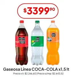 Hergo Coca-cola gaseosa línea oferta