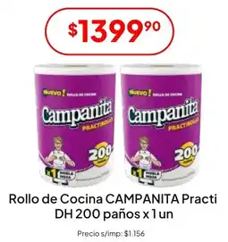 Hergo Campanita rollo de cocina practi oferta