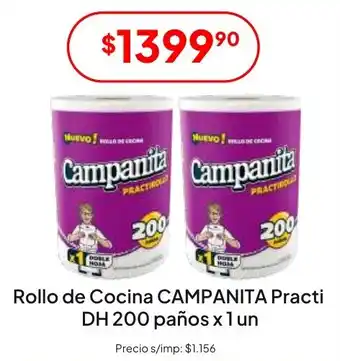 Campanita rollo de cocina practi