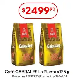 Hergo Café Cabrales La Planta oferta