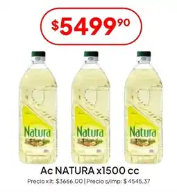 Hergo Natura aceite oferta