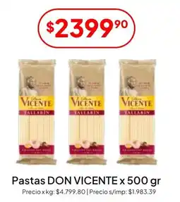 Hergo Don vicente pastas tallarin oferta