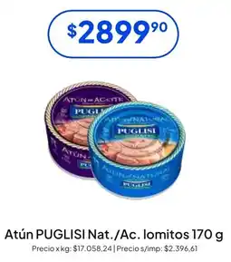 Hergo Puglisi atún nat./ac. lomitos oferta