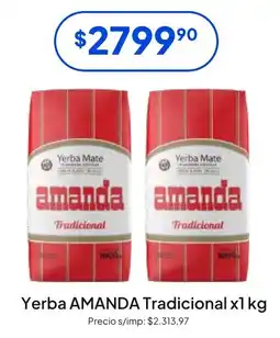 Hergo Amanda yerba mate tradicional oferta