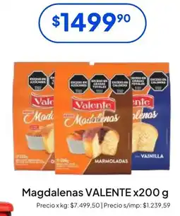 Hergo Valente magdalenas oferta