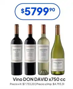 Hergo Don david vino oferta